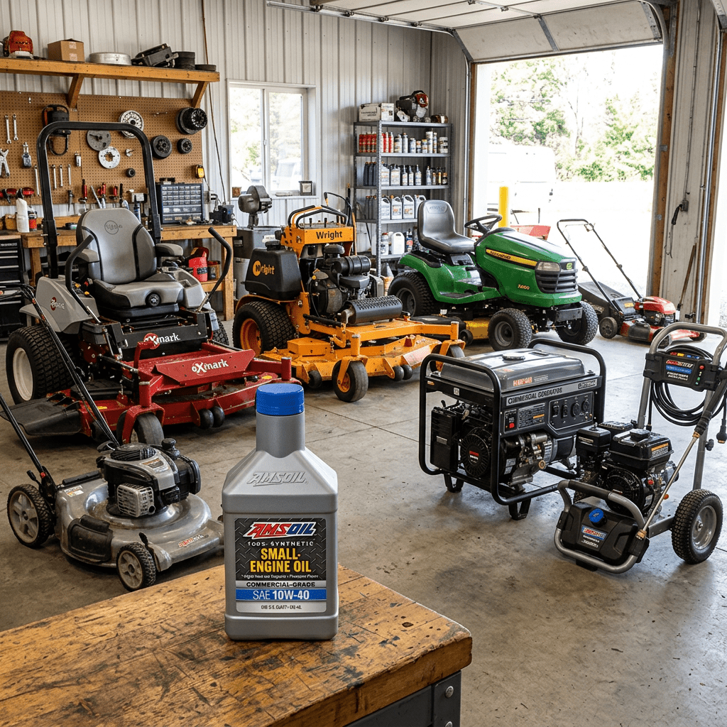AMSOIL 10W-40 100% Synthetic Small Engine Oil - Image 2