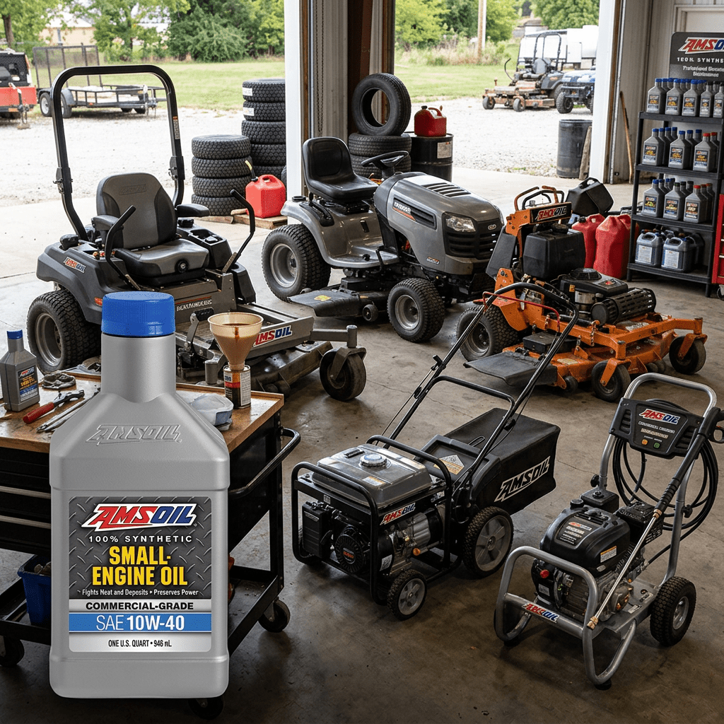 AMSOIL 10W-40 100% Synthetic Small Engine Oil - Image 4