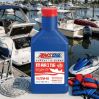 AMSOIL 25W-40 Synthetic Blend Marine Engine Oil - Image 2